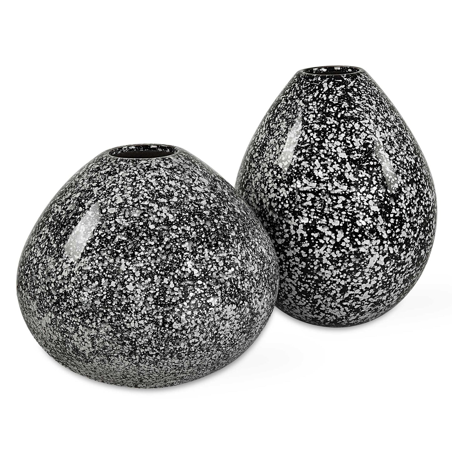 Uttermost Cosmic Black & White Vases Set/2