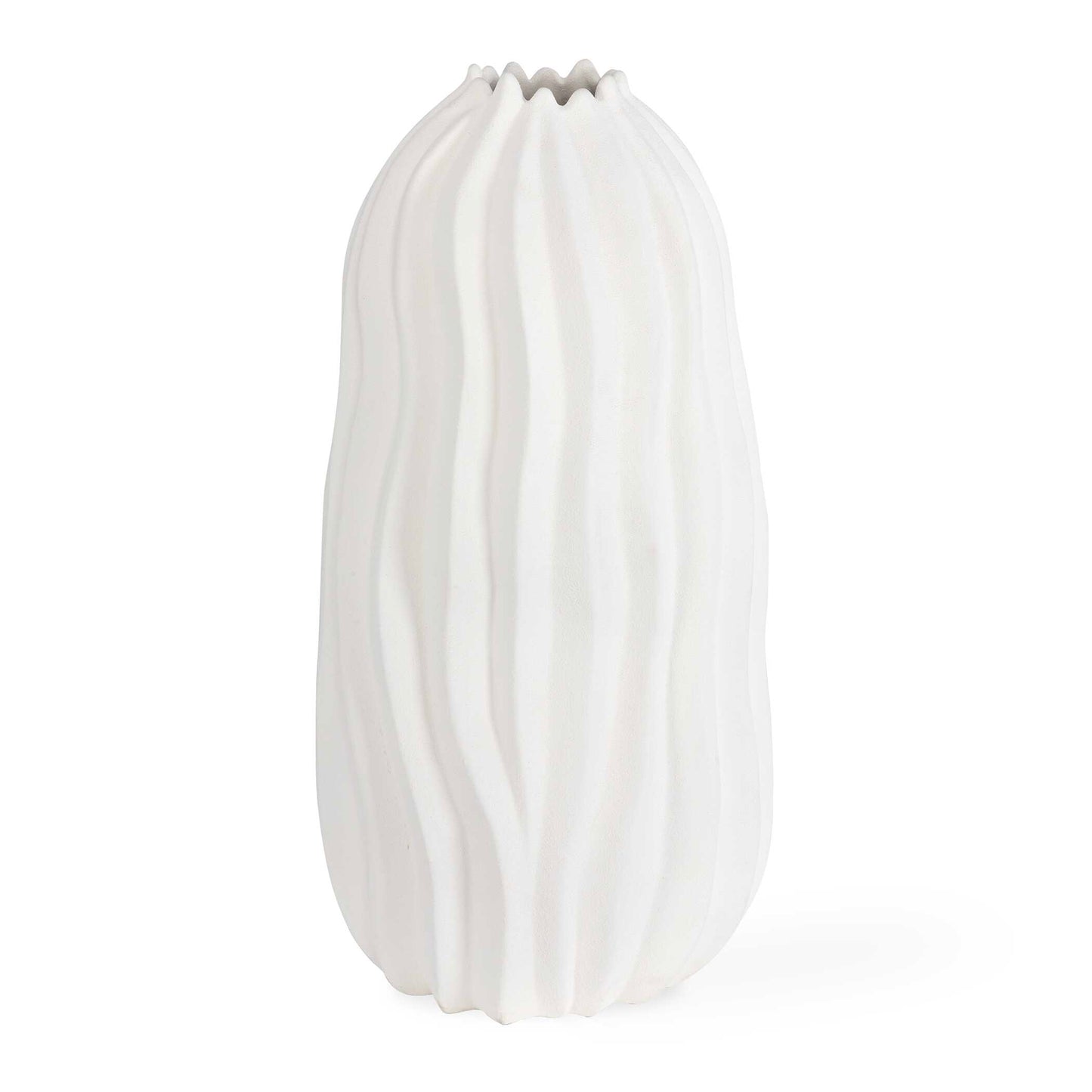 Uttermost Merritt White Floor Vase