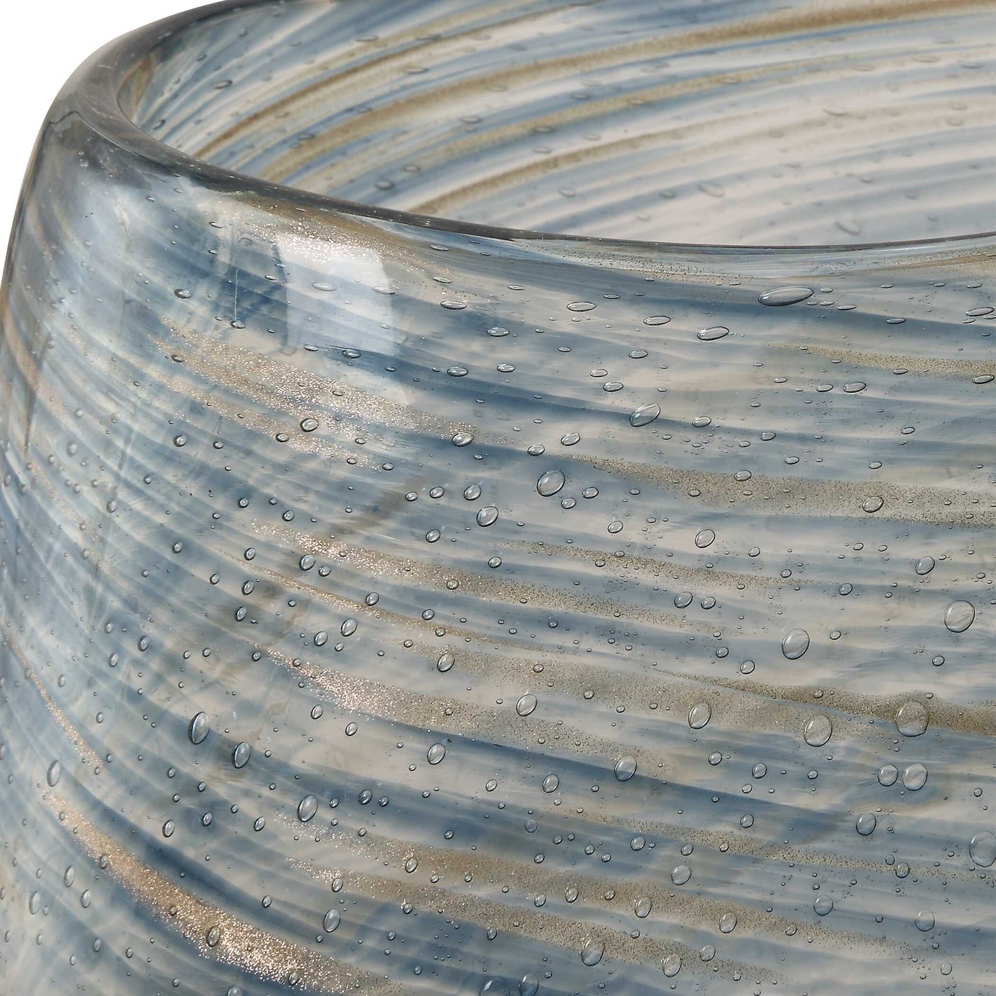 Uttermost Aurora Swirl Glass Vases Set/2