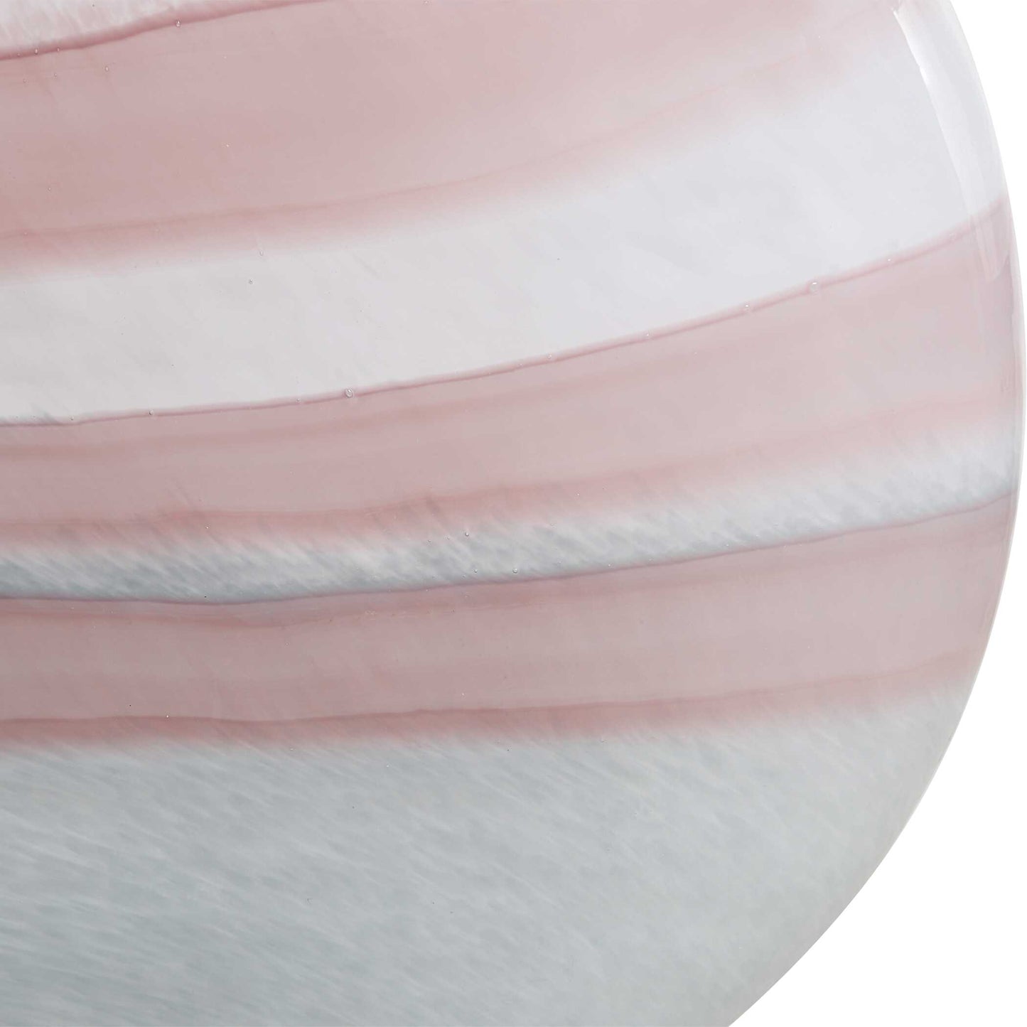 Uttermost Blush Swirl Glass Vases Set/2