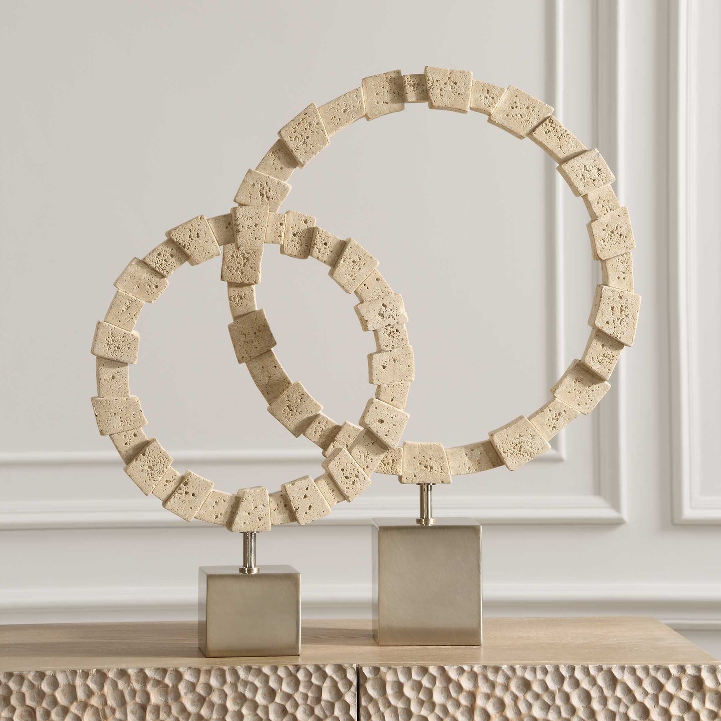 Uttermost Ivory Fusion Stone Rings Set/2