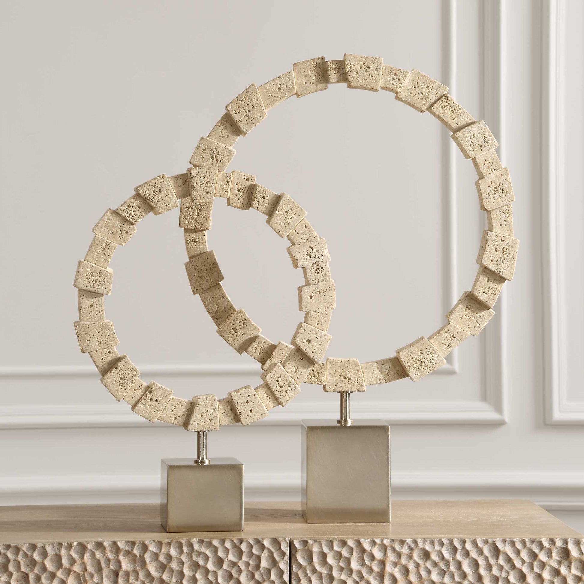 Uttermost Ivory Fusion Stone Rings Set/2