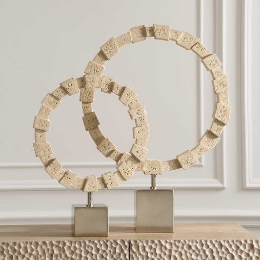 Uttermost Ivory Fusion Stone Rings Set/2