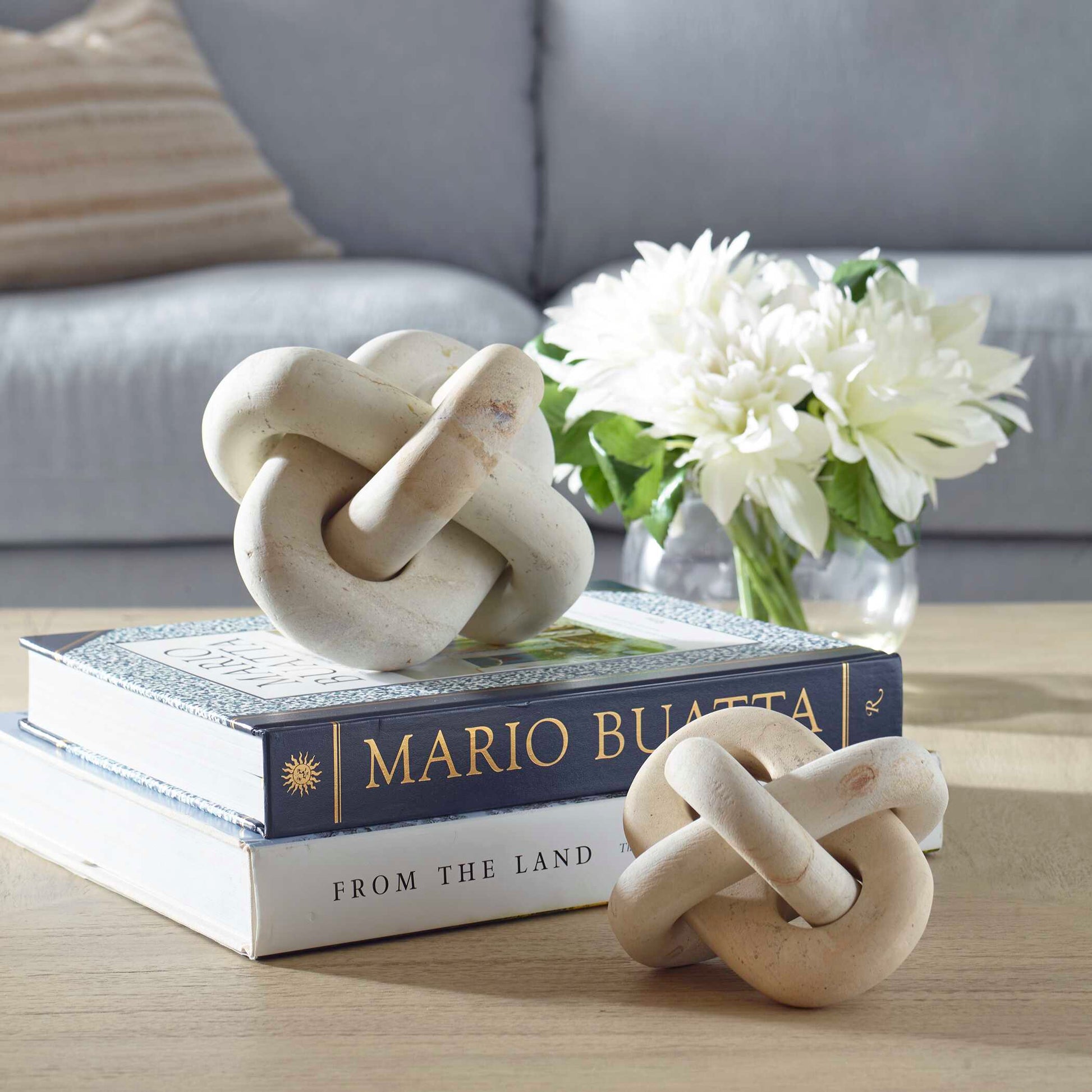 Uttermost Limestone Link Sculptures Set/2