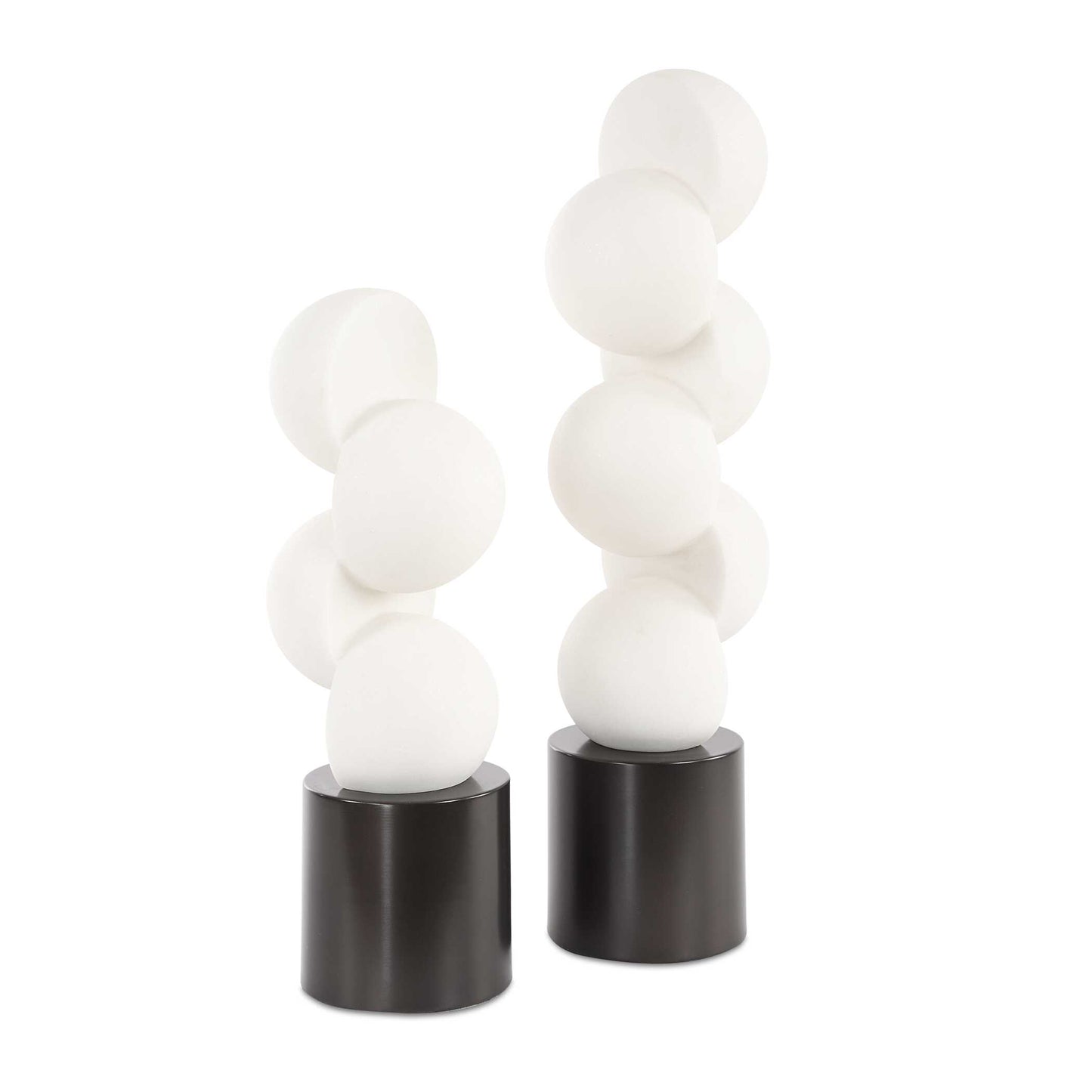 Uttermost Symmetry White Sculptures Set/2