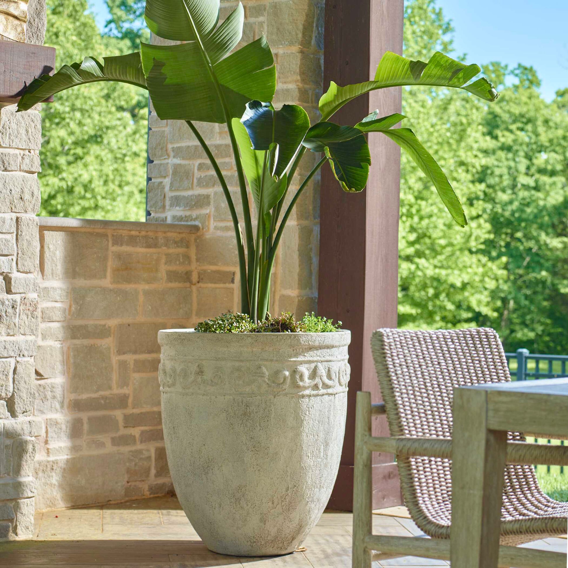 Uttermost Timeless Terrace Outdoor Planter