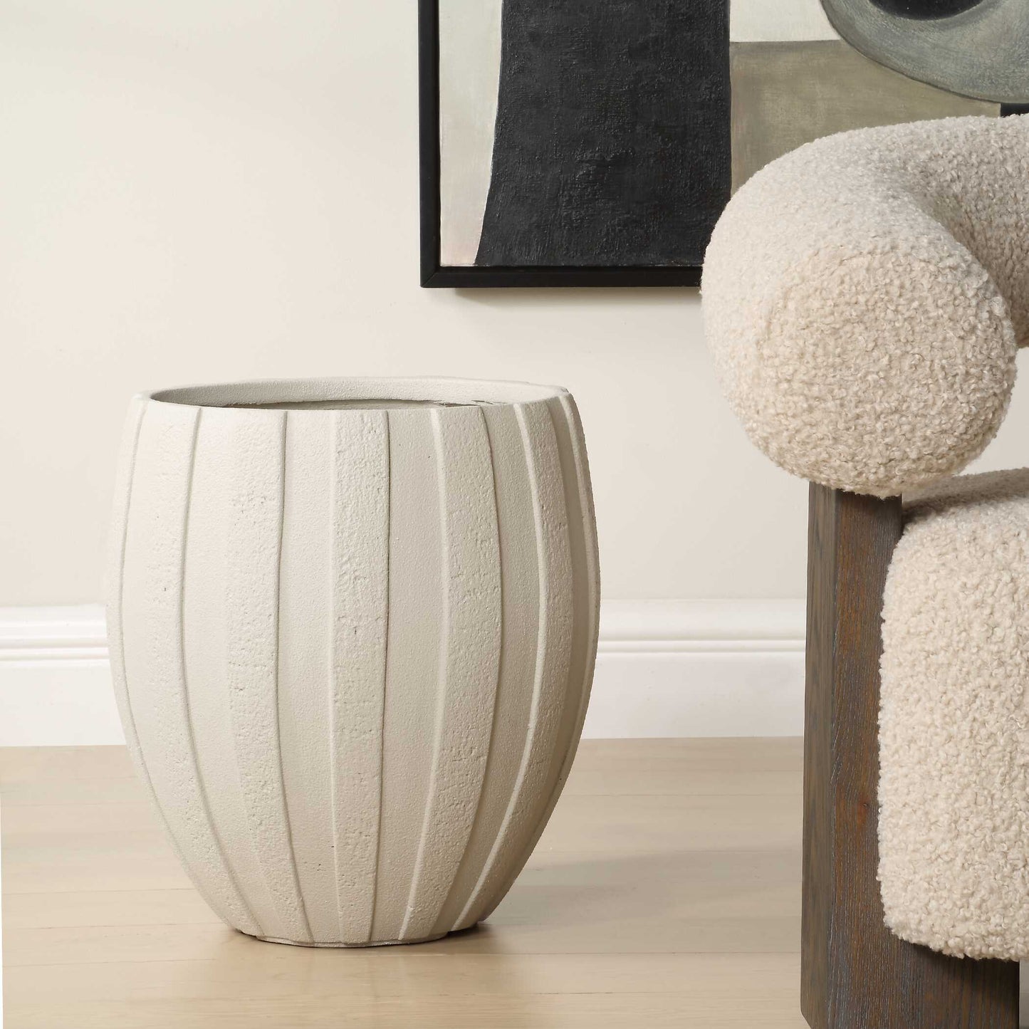 Uttermost Ridgehaven Textured Outdoor Planter