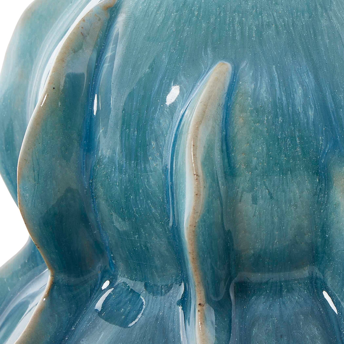 Uttermost Ocean Wave Outdoor Glazed Vases Set/2