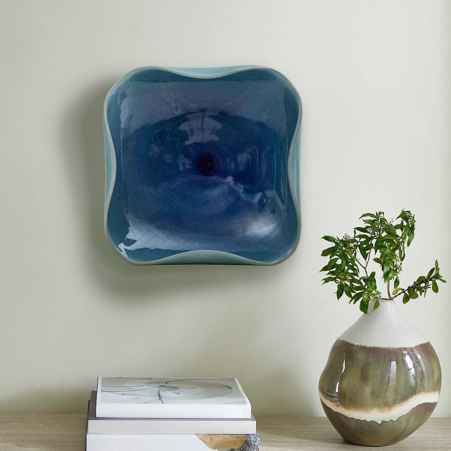 Uttermost Blue Lagoon Outdoor Bowl