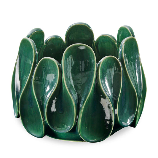 Uttermost Petal Pinch Indoor-Outdoor Bowl