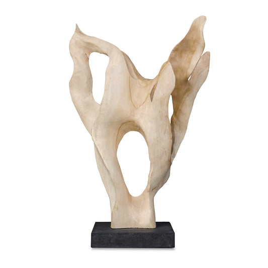 Uttermost Hollow Form Indoor-Outdoor Teak Sculpture - Woodtone