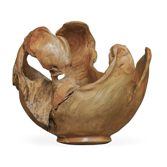 Uttermost Arbor Crest Indoor-Outdoor Teak Bowl - Woodtone