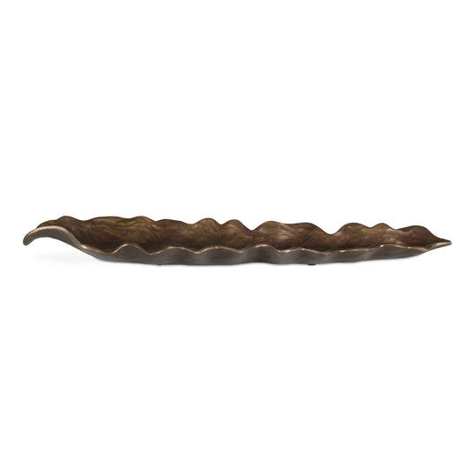 Uttermost Frond Indoor-Outdoor Leaf Tray - Bronze