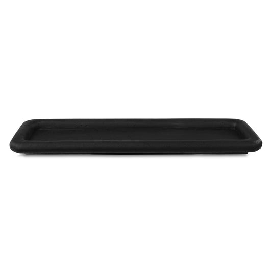 Uttermost Shadowline Indoor-Outdoor Black Tray - Black