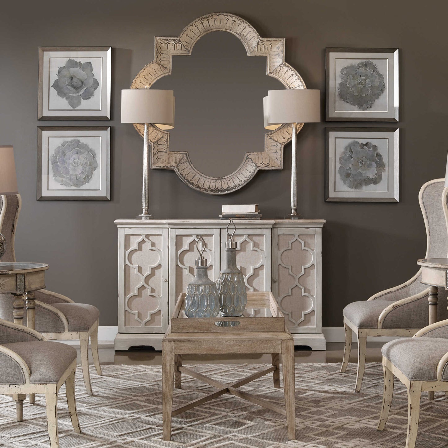 Uttermost Natural Beauties Botanical Prints Set/4