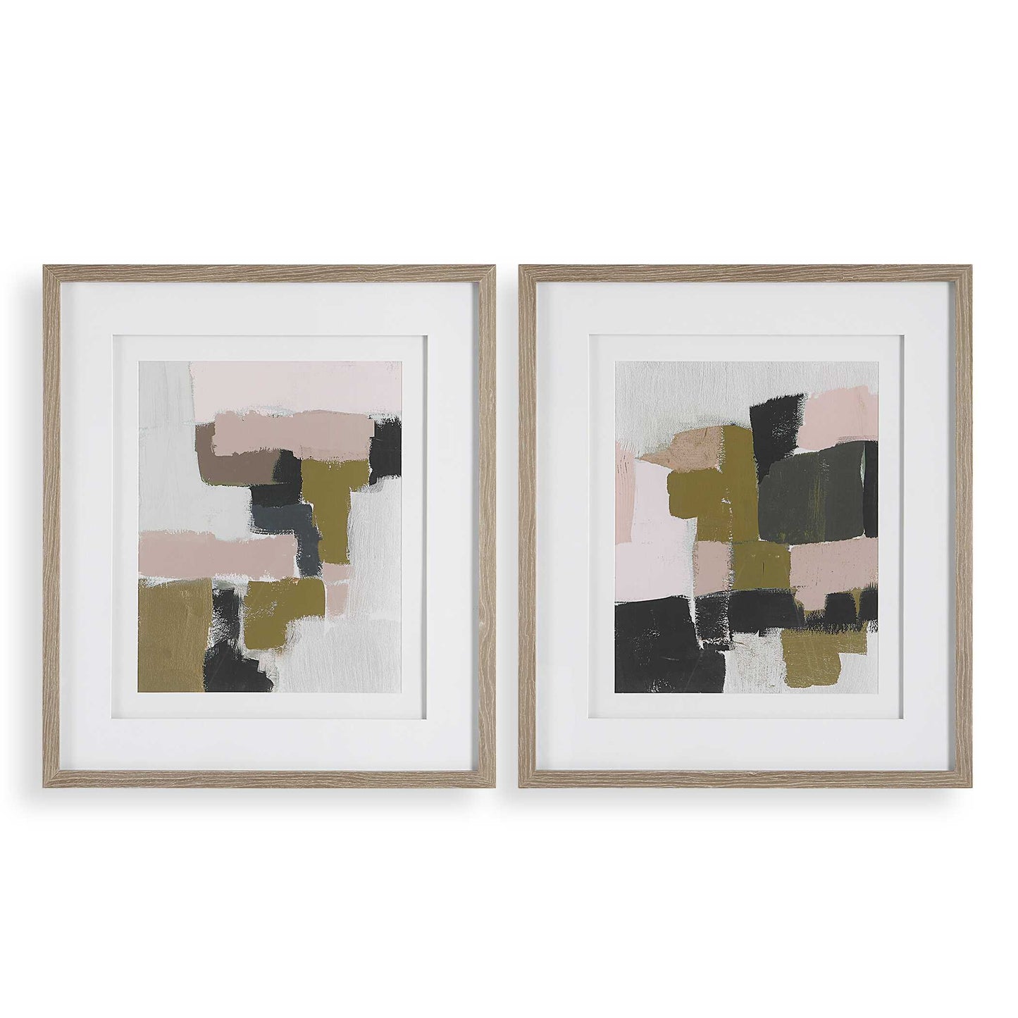 Uttermost Color Block Framed Prints Set/2