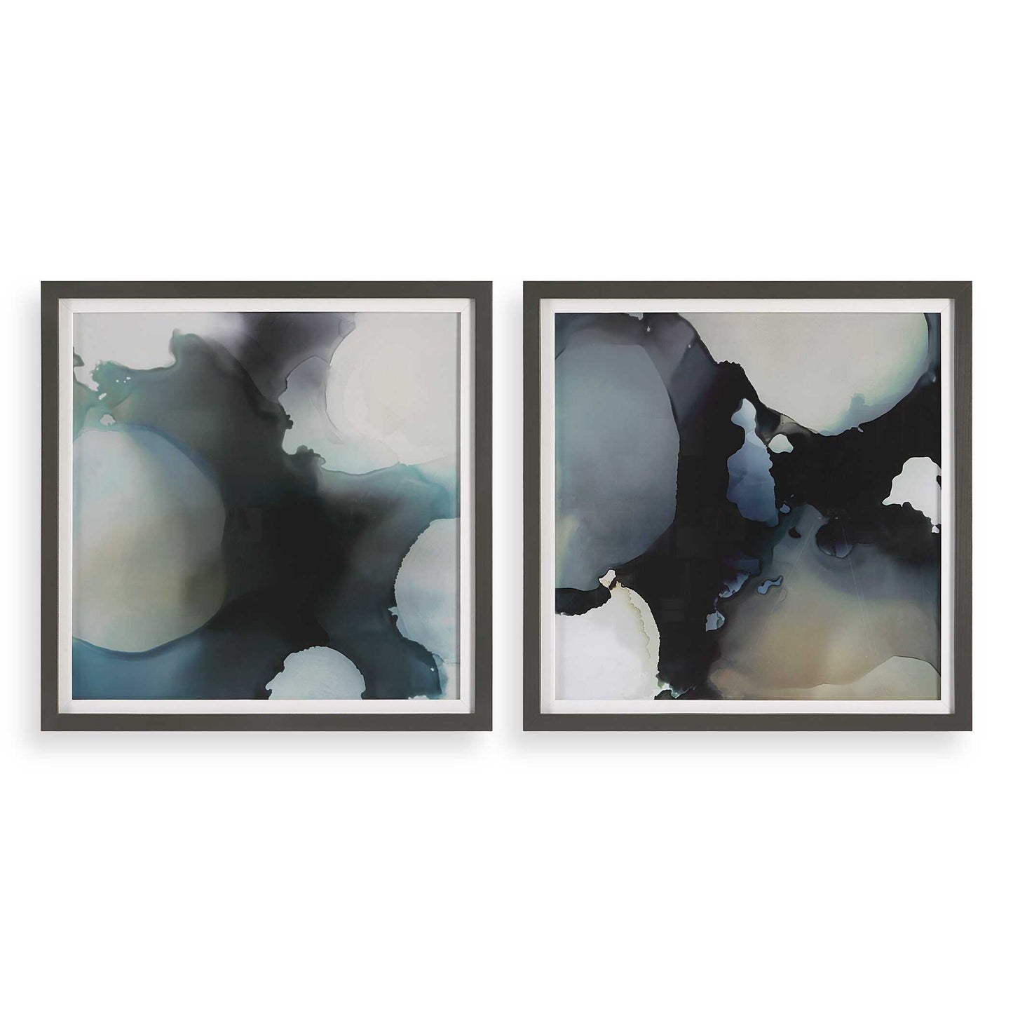 Uttermost Telescopic Abstract Framed Prints Set/2