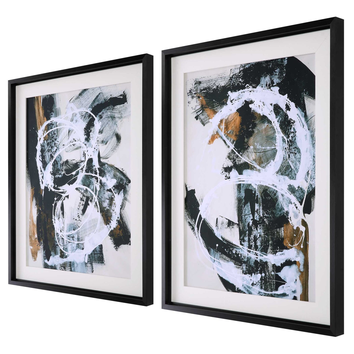 Uttermost Winterland Abstract Prints Set/2