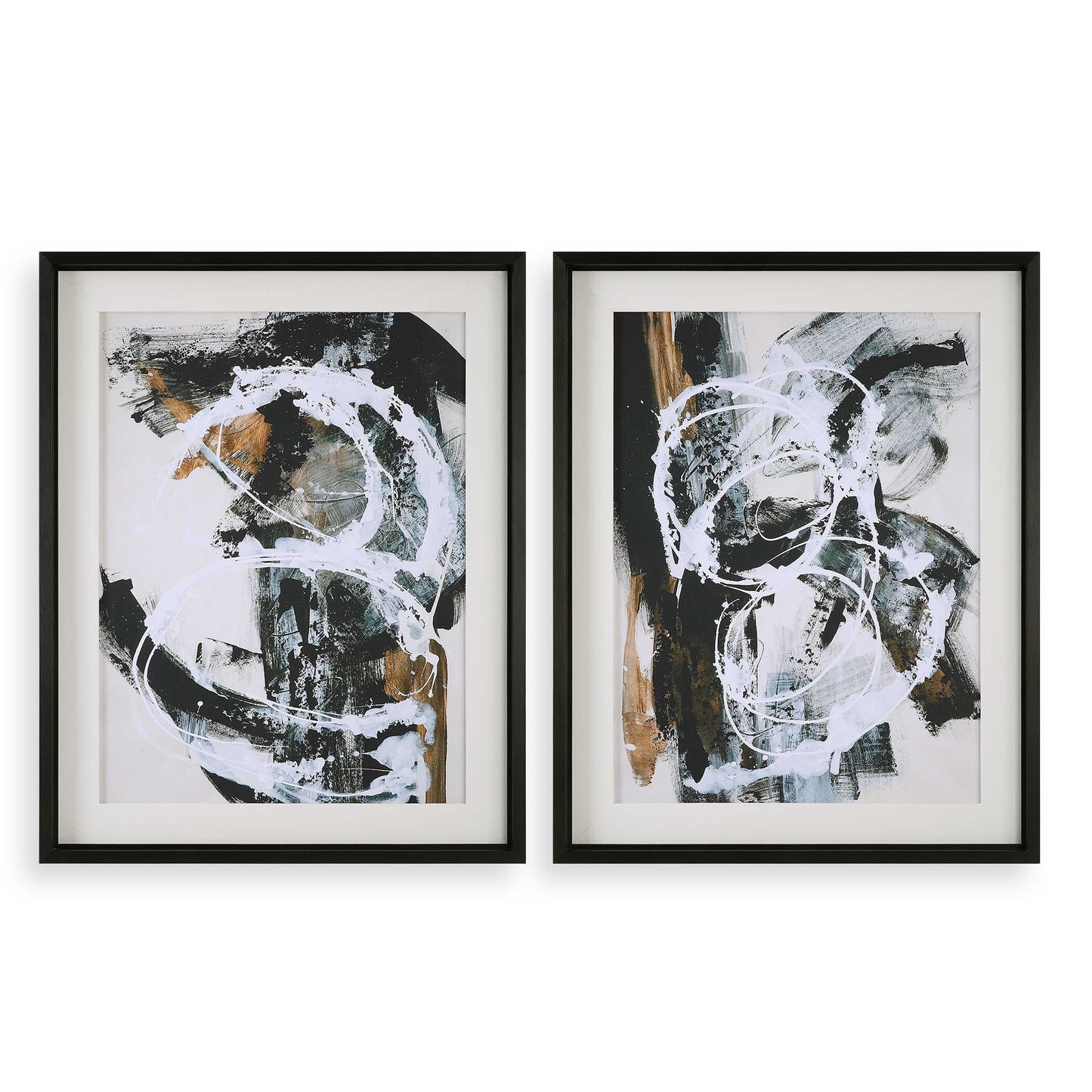 Uttermost Winterland Abstract Prints Set/2