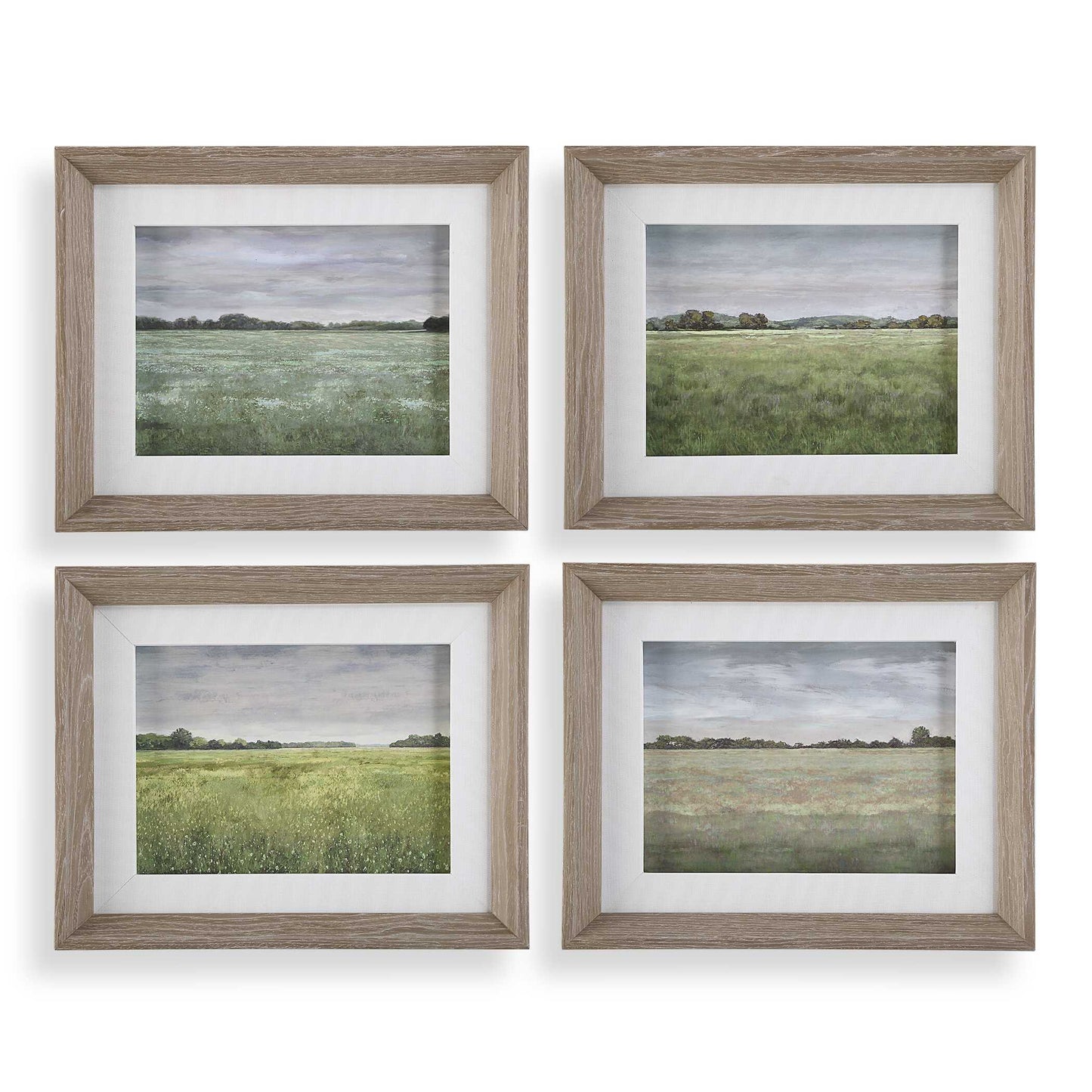 Uttermost Quiet Meadows Framed Prints Set/4