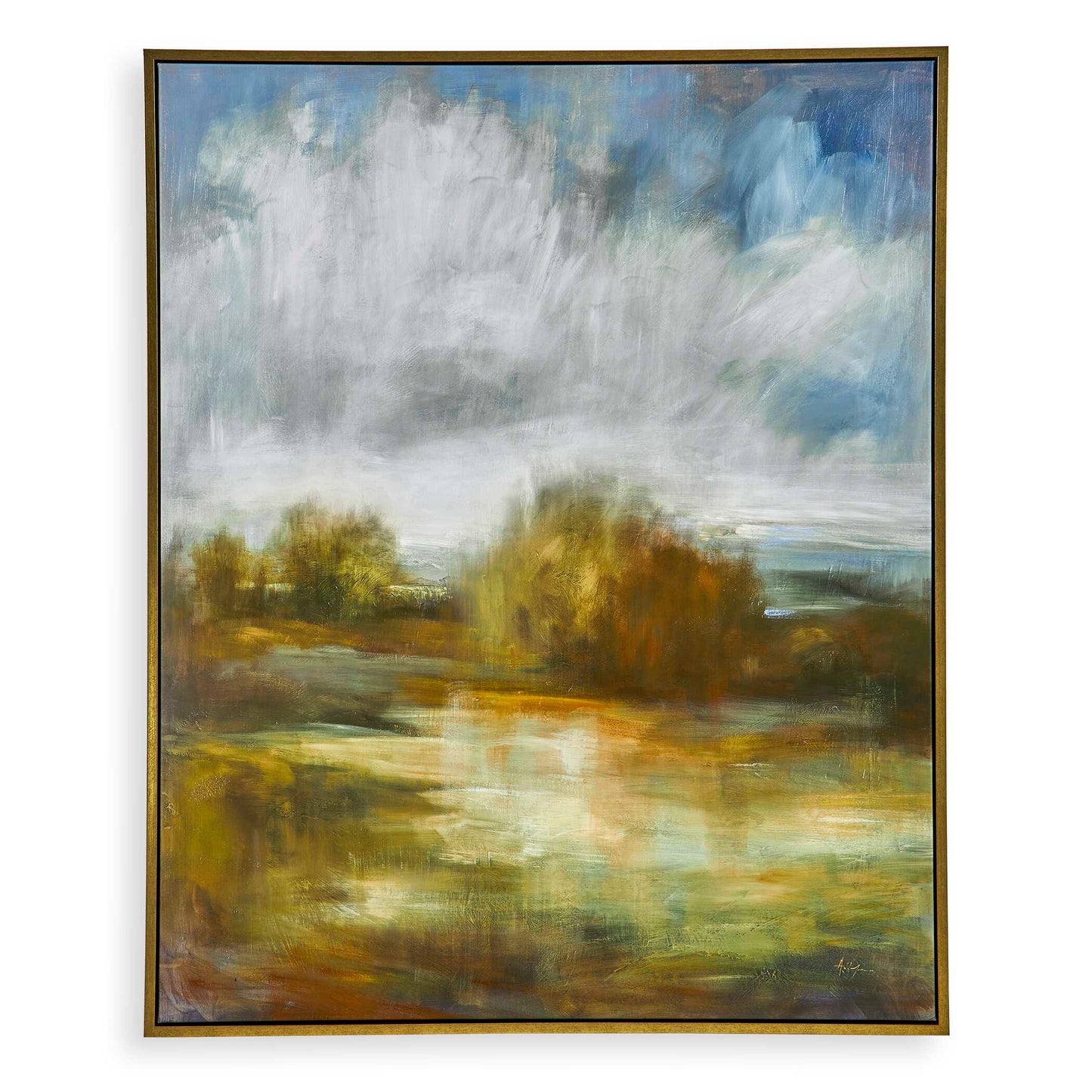 Uttermost John's Field Framed Landscape Art