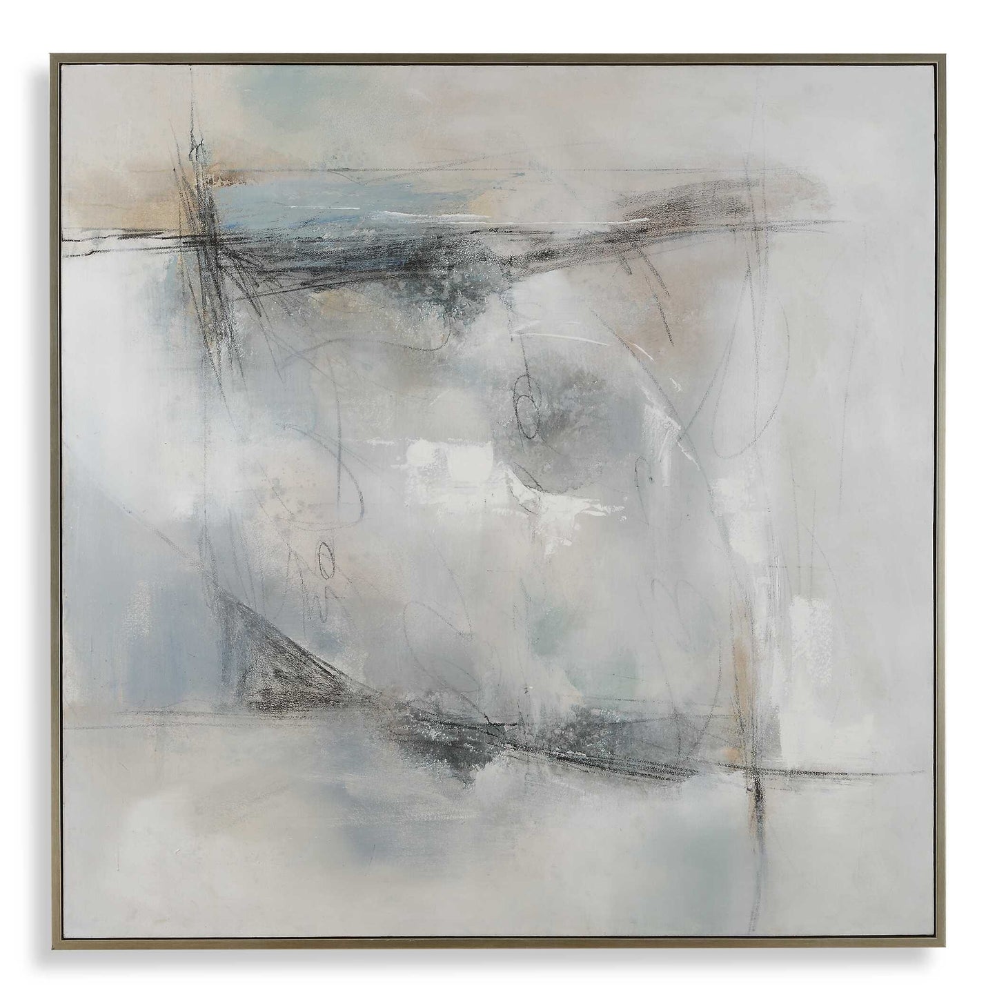Uttermost Contort Hand Painted Abstract Art