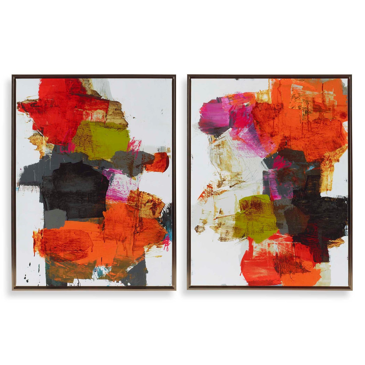 Uttermost Tried And True Framed Abstract Art Set/2