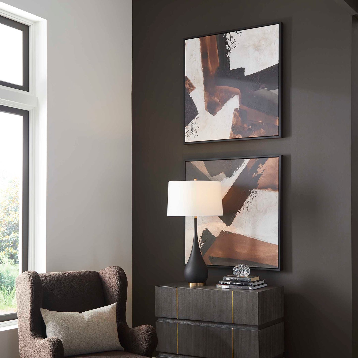 Uttermost Tactile Inspiration Framed Abstract Art Set/2