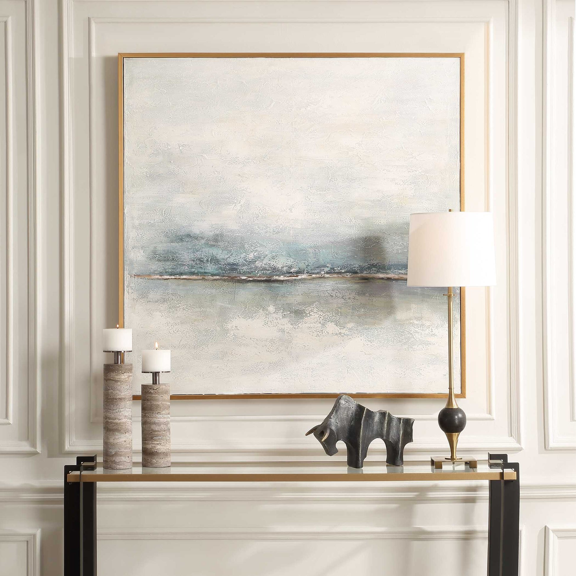Uttermost Foggy Morning Abstract Art