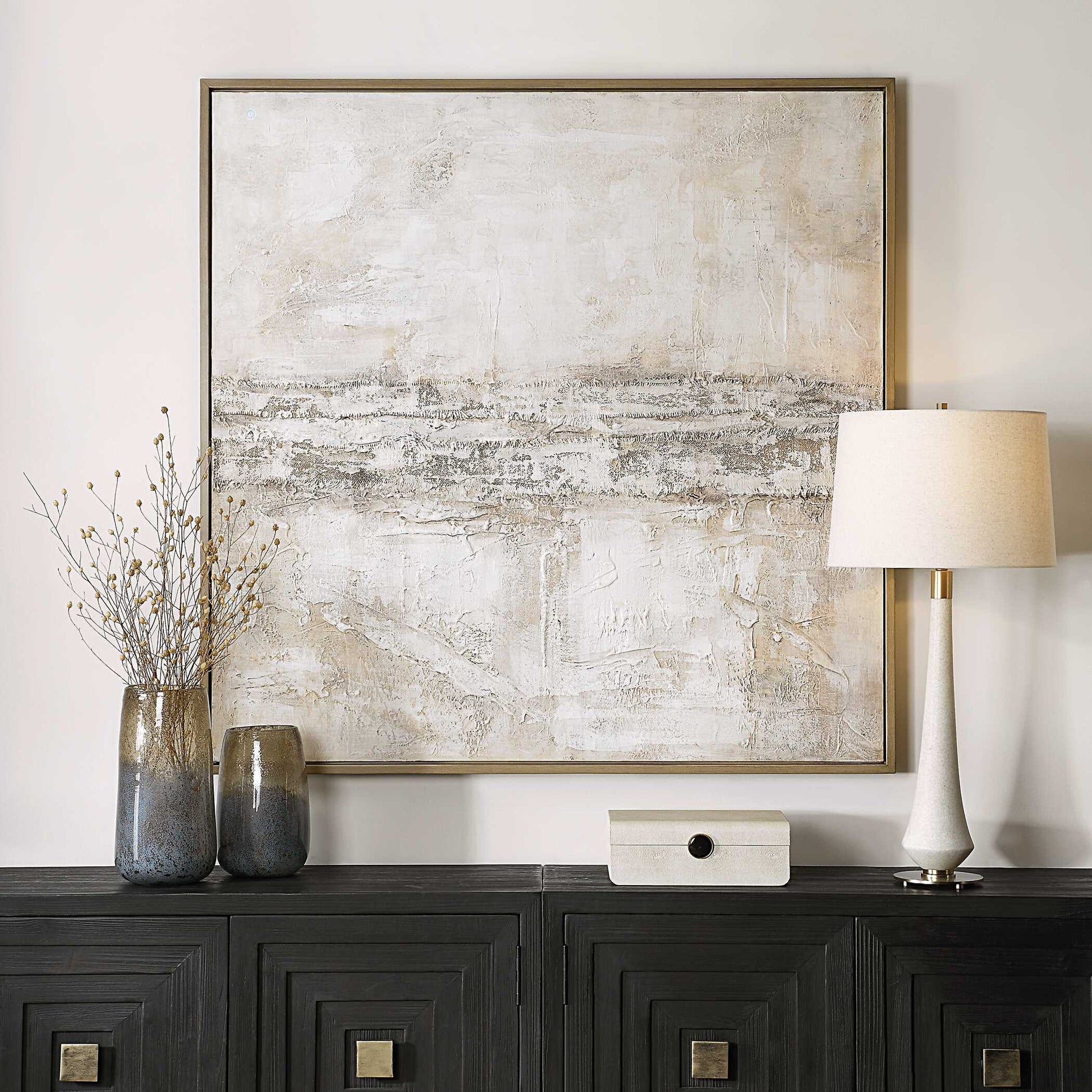 Uttermost Desert Oasis Abstract Canvas Art
