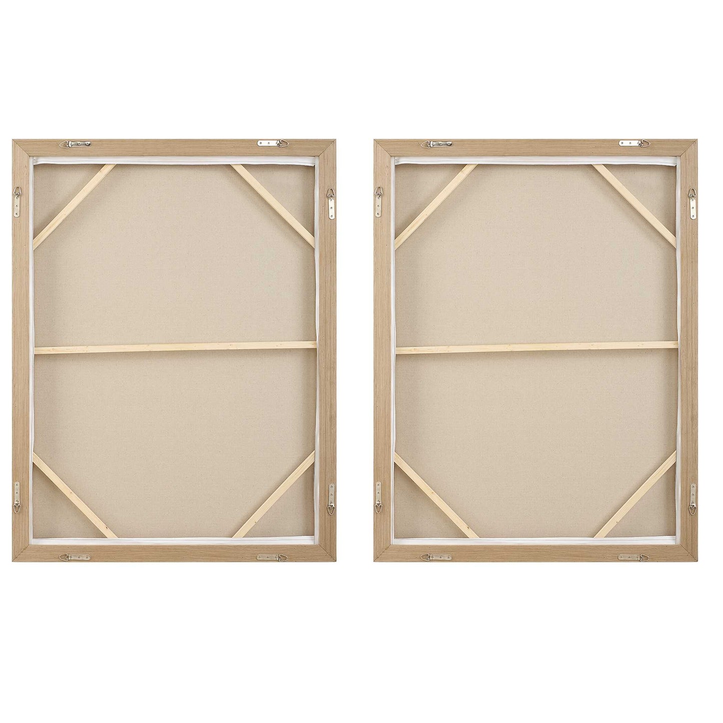 Uttermost Molten Patina Framed Canvases Set/2