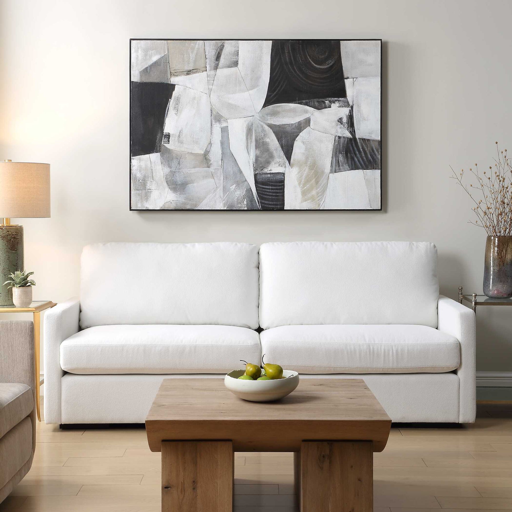 Uttermost Folding Time Framed Abstract Art
