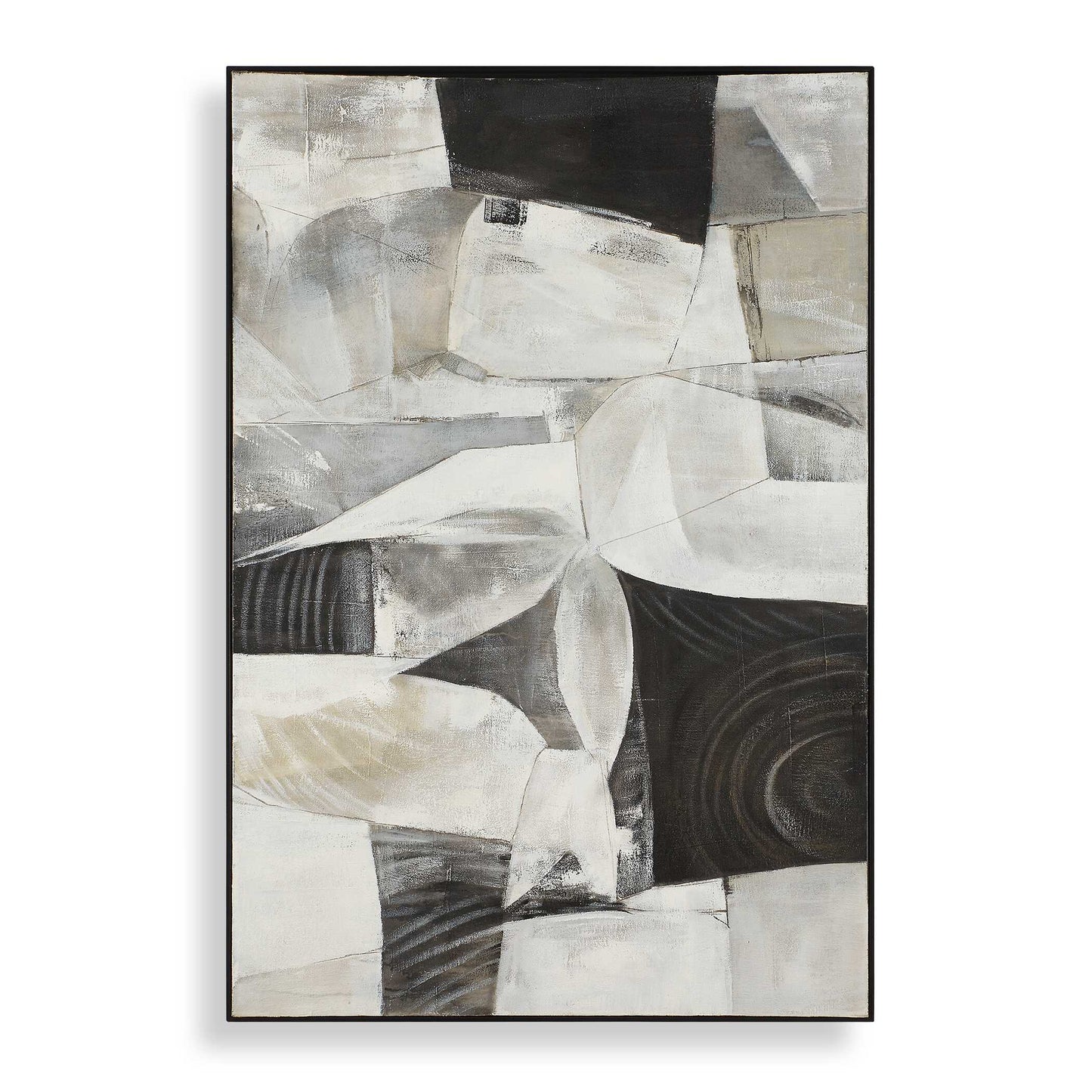 Uttermost Folding Time Framed Abstract Art