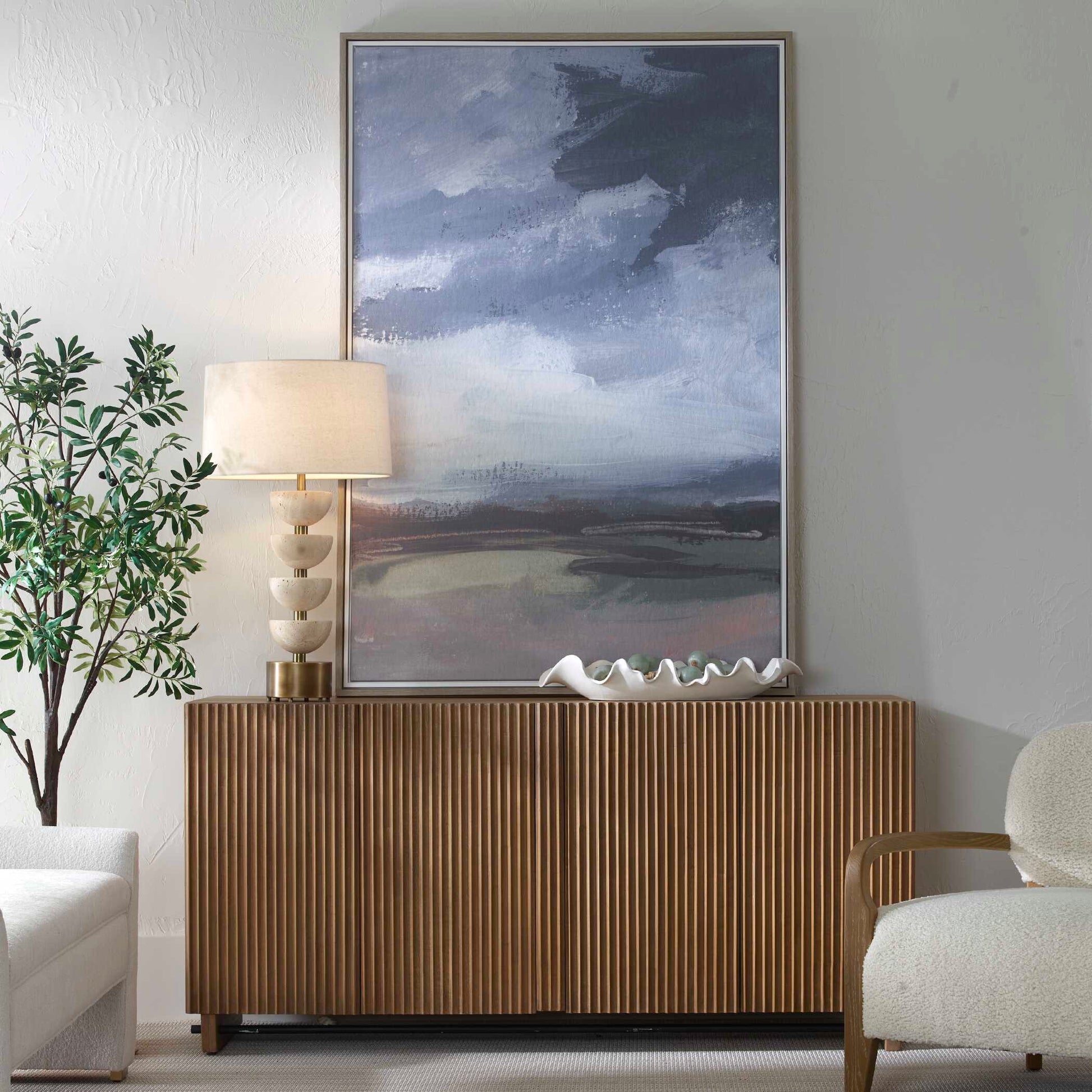 Uttermost Bracing Framed Landscape Art
