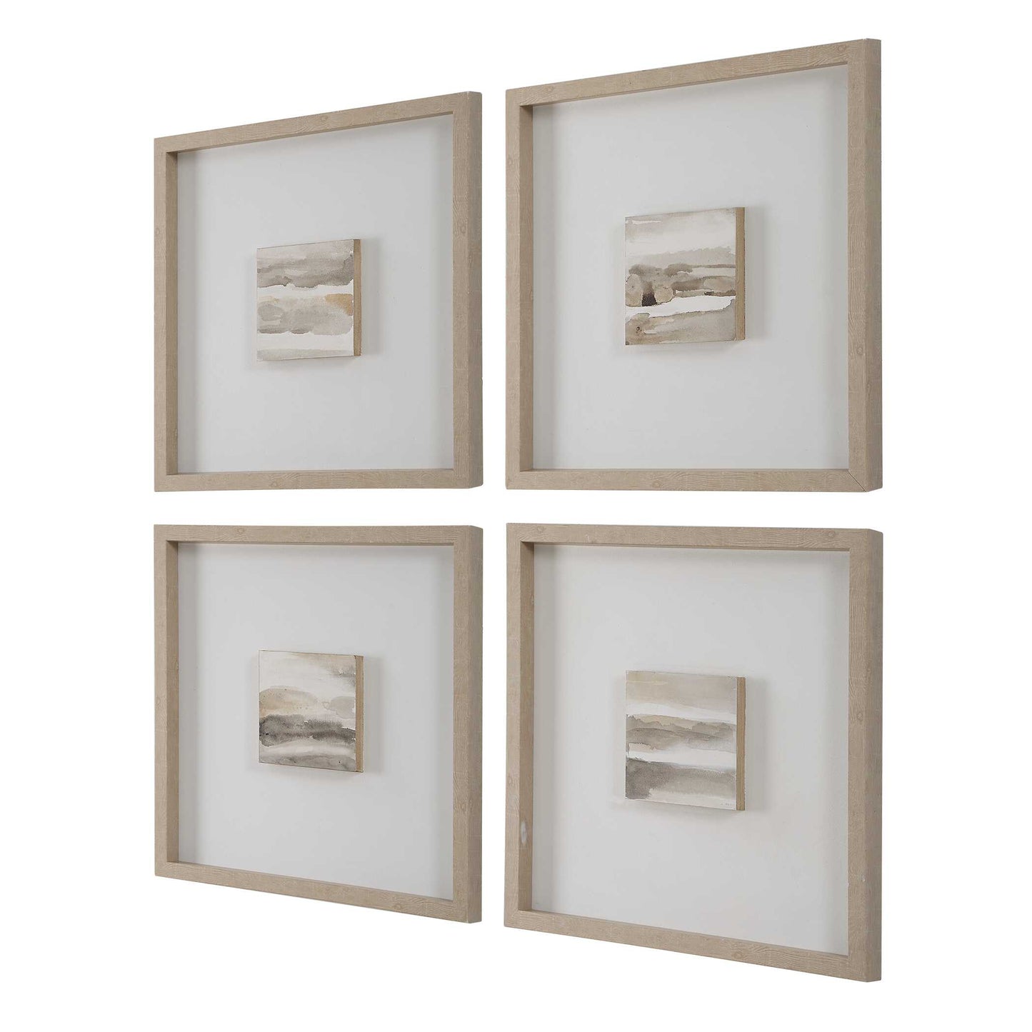 Uttermost Studying Sepia Hand Painted Canvases Set/4