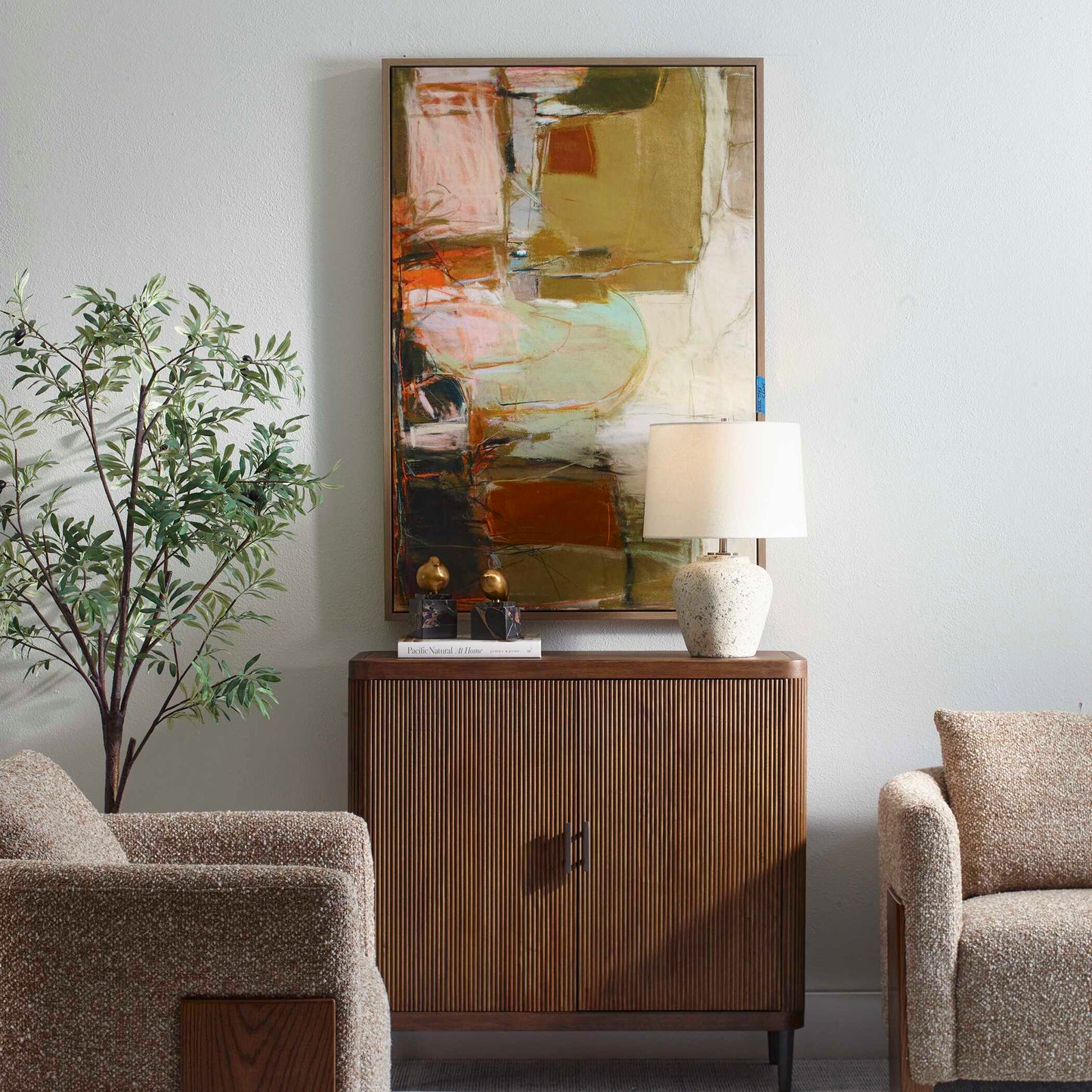 Uttermost Palace Walls Framed Abstract Art