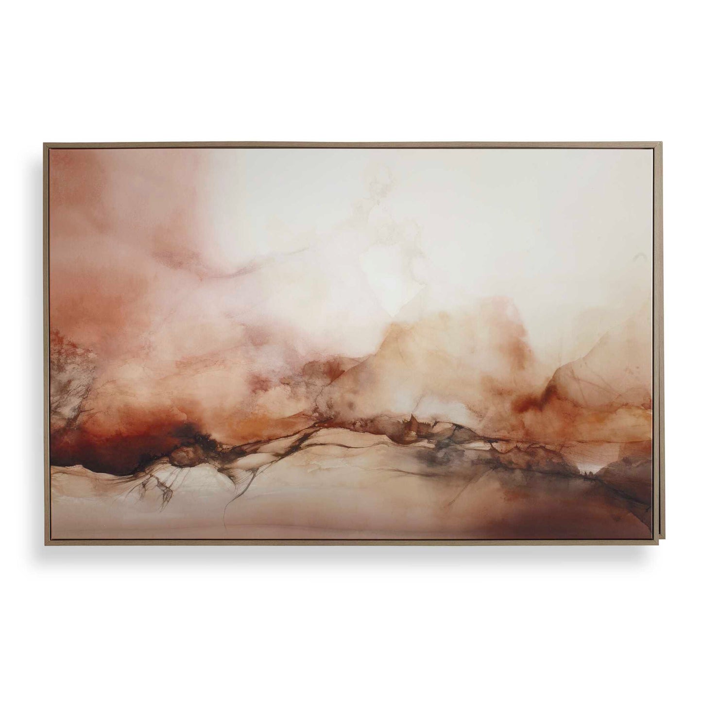 Uttermost Rise Framed Modern Canvas