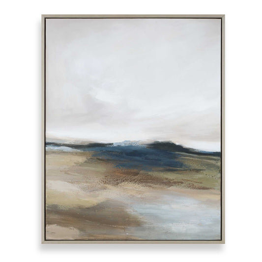 Uttermost Prairie's Edge Landscape Canvas - Black,Blue,Gray,Green,White