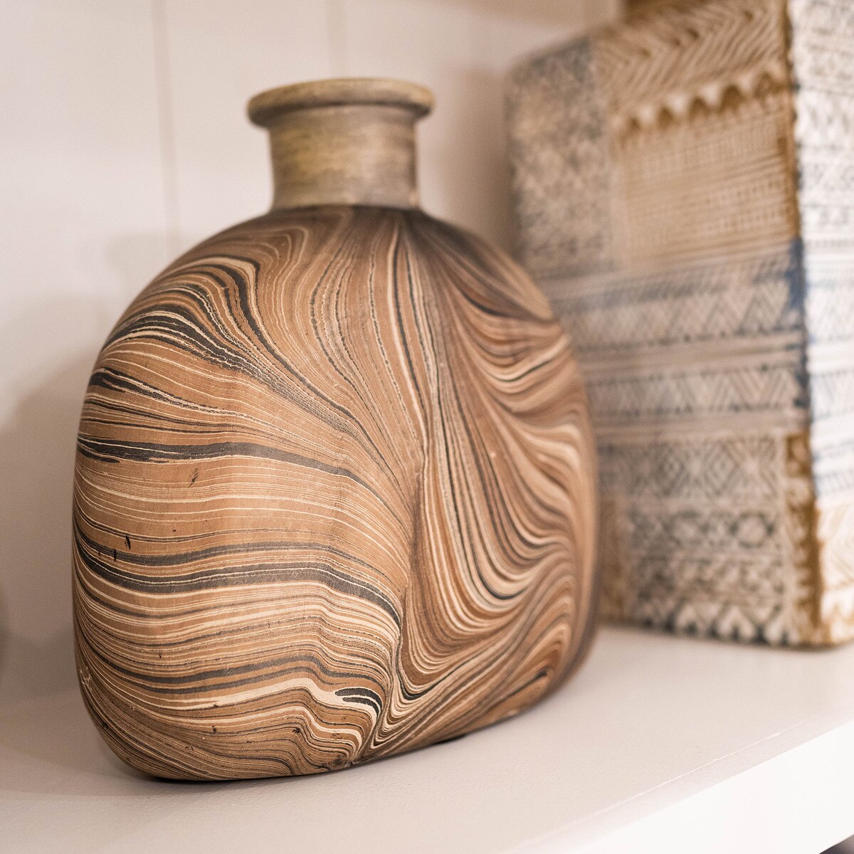 12" Flask Vase