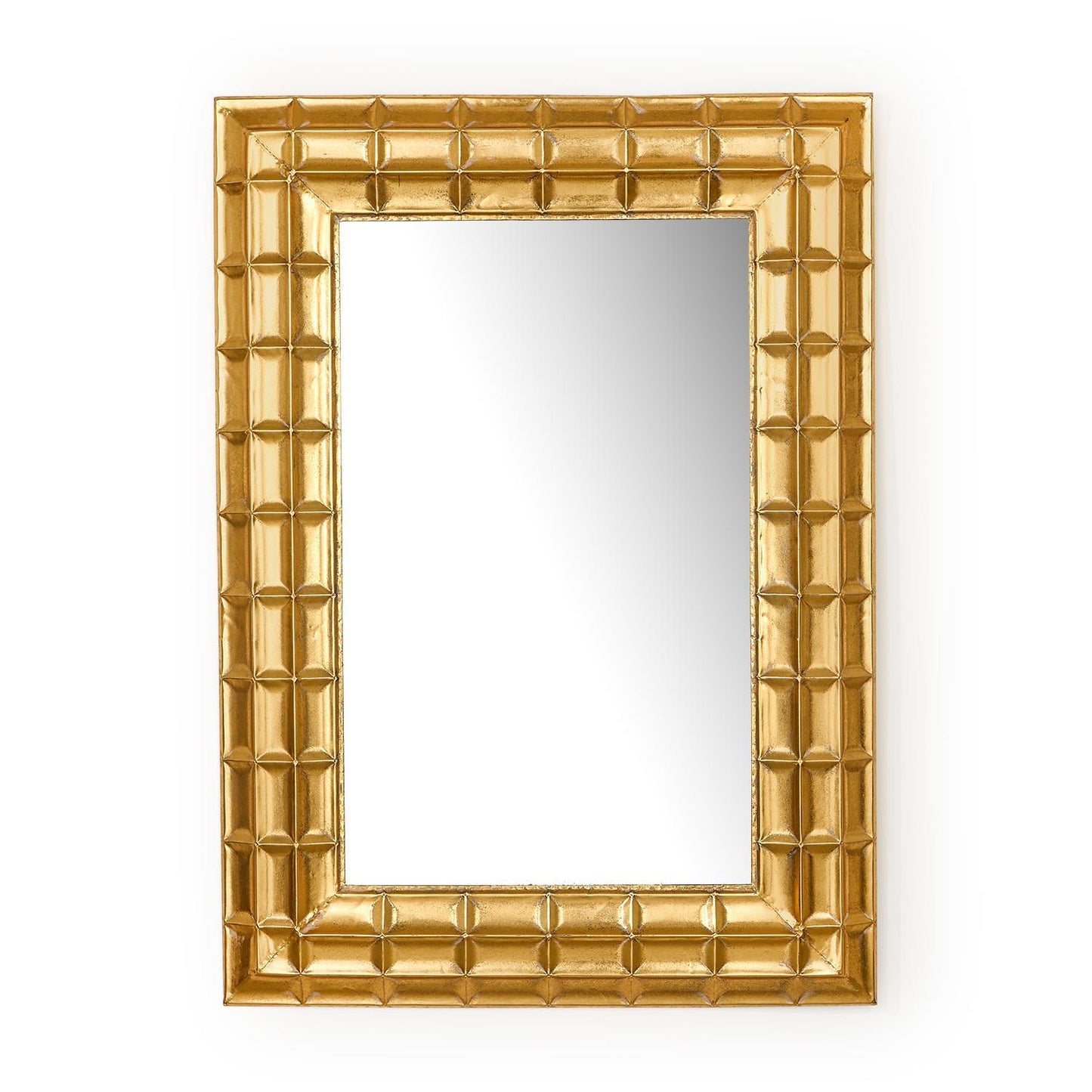 Gold Hammered Mirror 24x43