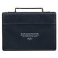 Be Still Serene Roses Blue Faux Leather Bible - Psalm 46:10