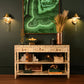 Acrylic Gold Sconce