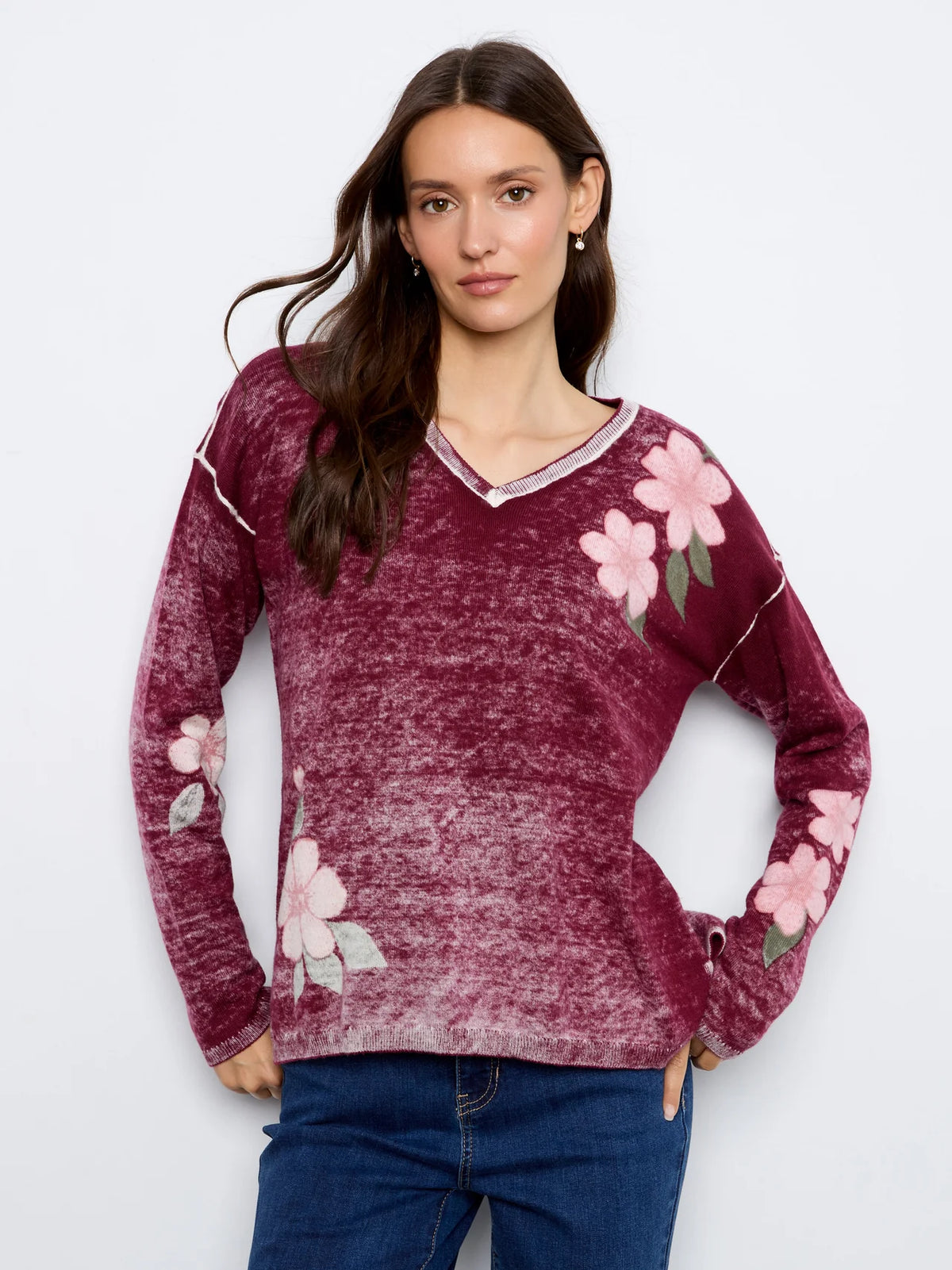 Charlie B Reversible Printed Sweater
