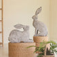 Rustic Metal Rabbits Set of 2
