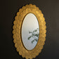 Antique Gold Scallop Mirror