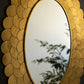Antique Gold Scallop Mirror