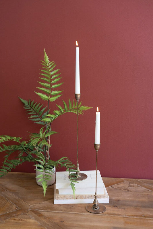 Antique Taper Candle Holders