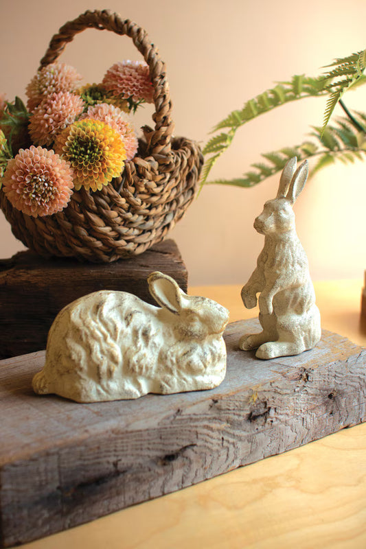 Cast Iron Rabbits