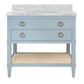 Blue Lacquer Vanity