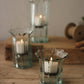 Recycled Glass Candle Cylinders